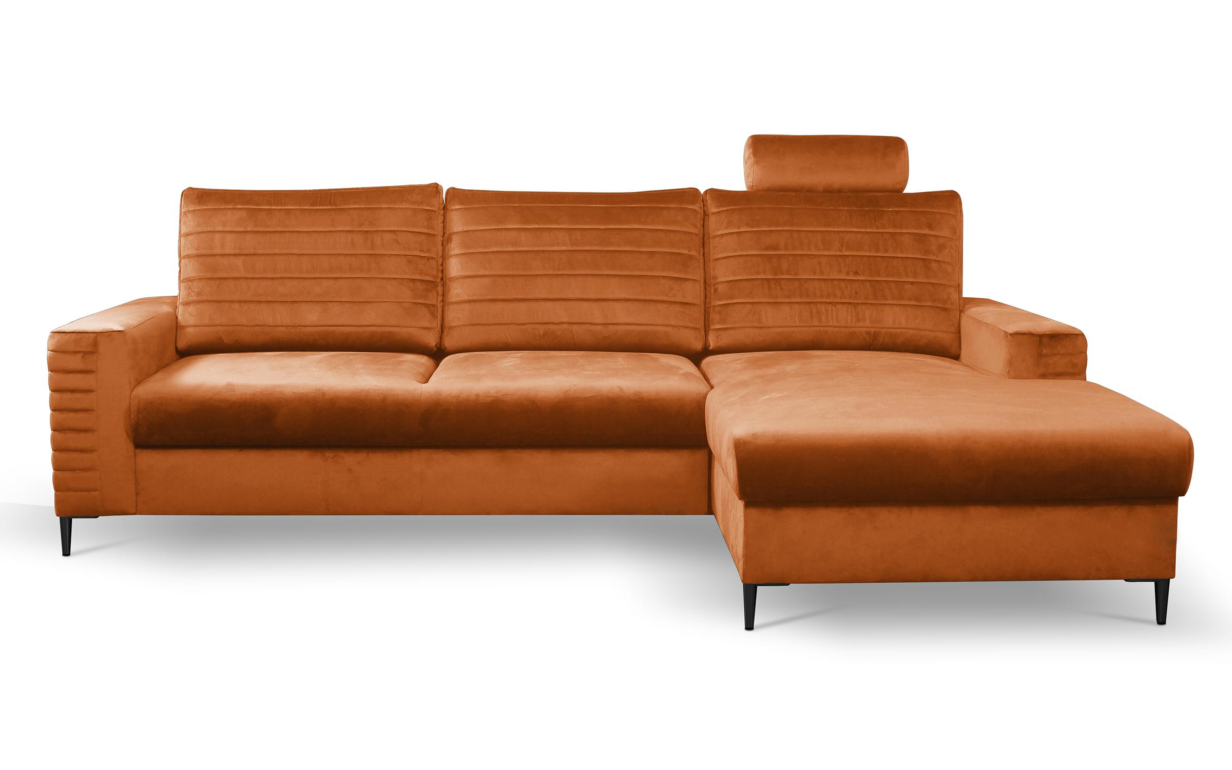 Γωνιακός καναπές Bolero, πορτοκαλί  2